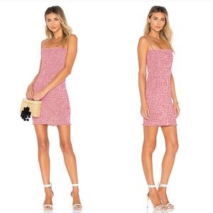 Lioness revolve gingham dress. Size small